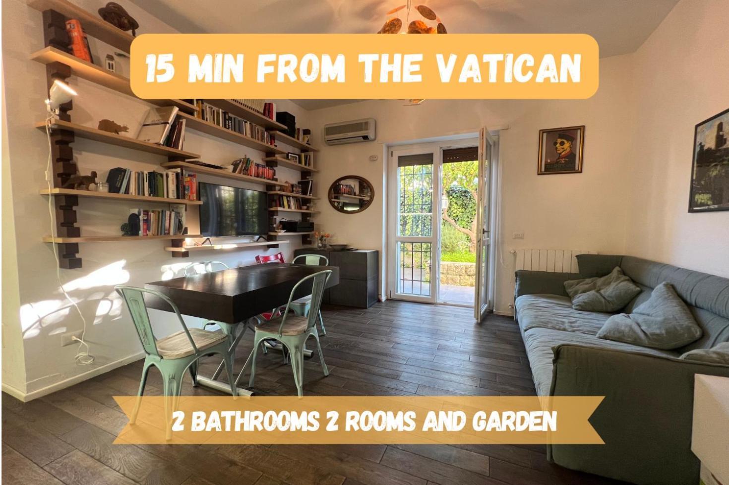 15 Min From The Vatican Wi-Fi And Garden 外观 照片